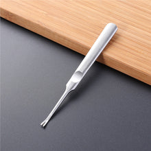 Load image into Gallery viewer, Manicure Tool Exfoliating Dead Skin Stainless Steel Dead Skin Push Nail Steel Push Double Head Pick Nail Polish Unloading Tool