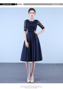 Brand New Fashion Navy Lace Party Dress/ Wedding Dress/ Evening Dress
