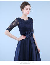 Load image into Gallery viewer, Brand New Fashion Navy Lace Party Dress/ Wedding Dress/ Evening Dress