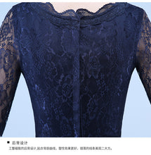 Load image into Gallery viewer, Brand New Fashion Navy Lace Party Dress/ Wedding Dress/ Evening Dress