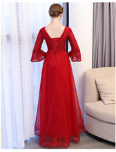 Load image into Gallery viewer, Brand New Red Lace Long Wedding Dress
