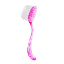 Load image into Gallery viewer, Nail Art Dust Remover Brush with Lid Acrylic Crystal Nail Manicure Pedicure Power Cleaner Brush for Home Salon (Random Color)