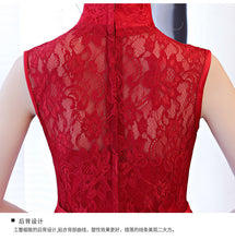 Load image into Gallery viewer, Brand New Chinese Style Embroidery Lace Evening Dress