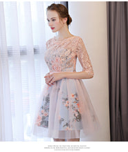 Load image into Gallery viewer, Brand New Flower Print Lace Dress /Wedding Dress/Party Dress/Evening Dress