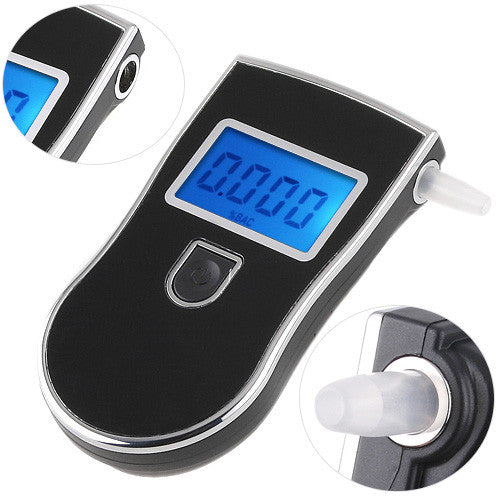 LCD Digital Breath Alcohol Test Breathalyzer Mouthpieces Portable Analyzer