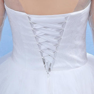 NEW  FASHION  Wedding Dresses Bridal Party Dress New Bride Beautiful Lace Wedding Dresses Floor length Long Bride Dresses