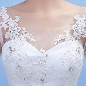 NEW  FASHION  Wedding Dresses Bridal Party Dress New Bride Beautiful Lace Wedding Dresses Floor length Long Bride Dresses