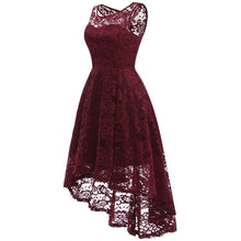 Load image into Gallery viewer, Women Fashion Lace Irregular Dress Sleeveless Party Evening Sexy Mini Dress