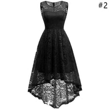 Load image into Gallery viewer, Women Fashion Lace Irregular Dress Sleeveless Party Evening Sexy Mini Dress