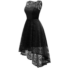 Load image into Gallery viewer, Women Fashion Lace Irregular Dress Sleeveless Party Evening Sexy Mini Dress