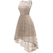 Load image into Gallery viewer, Women Fashion Lace Irregular Dress Sleeveless Party Evening Sexy Mini Dress