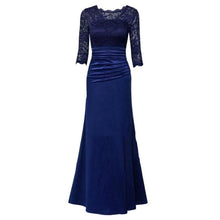 Load image into Gallery viewer, Long Prom Lace Formal Evening Cocktail Party Bridesmaids Gowns Full Dress Womens(M 3XL)