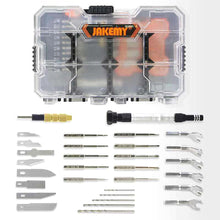 Load image into Gallery viewer, 34pcs Set Scalpel Knife Multifunction Tool Kit Art Pen Knife Precision Cutter DIY Craft Carving Knives with Scalpel Blades Aluminum Handle