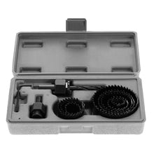Load image into Gallery viewer, 11pcs Hole Saw Kit Cutting Drilling Tools Set Wood Metal Cutter 19-64mm