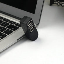 Load image into Gallery viewer, New Mini 3 Port USB 2.0 Rotating Splitter Adapter Hub For PC Laptop Notebook