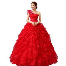 Load image into Gallery viewer, Romantic Colorful Formal A Line Beading Quinceanera Dresses Beautiful Party Wedding Dress Ball Gown