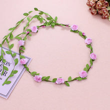 Load image into Gallery viewer, Boho Ladies Floral Flower Festival Wedding Garland Hair Head Band Beach Party