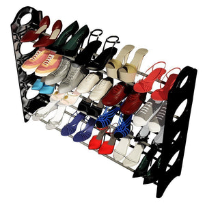 4/6/10 Tier 18/20/30/50 Pair Storage Organizer Free Standing Shoe Tower Rack