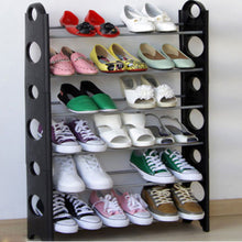 Load image into Gallery viewer, 4/6/10 Tier 18/20/30/50 Pair Storage Organizer Free Standing Shoe Tower Rack