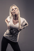 Load image into Gallery viewer, Tattooed Girl (Women&#39;s Deep V-Neck Tee)