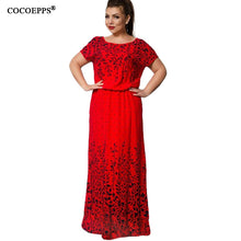 Load image into Gallery viewer, vintage 6XL big sizes maxi long dresses women clothing fashion dress 2018 Summer Evening Party Plus Large Size Dress vestidos