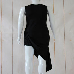 women Regular Polyester Solid Three Quarter Natural Sleeveless Dress
