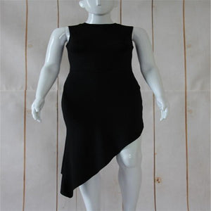 women Regular Polyester Solid Three Quarter Natural Sleeveless Dress