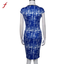 Load image into Gallery viewer, women Summer Striped Polyester Regular Above Knee Mini Dress